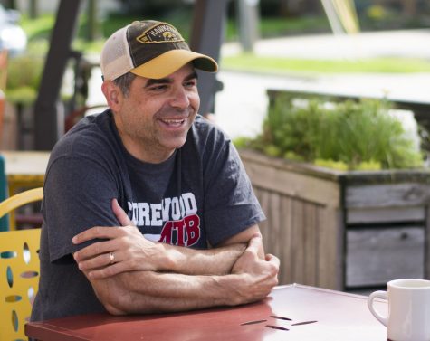 Clarke Warren enjoys a nice day outside. He was recently appointed to the school board, filling the position left vacant by Lance Weinhardt.