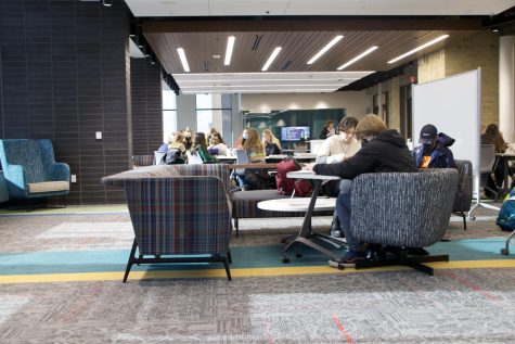 The newly renovated Library Media Center has been well received by students due to its improved spaces to study and socialize.